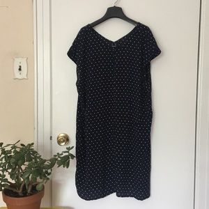Madewell polka dot dress size large